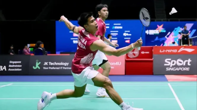Sabar/Reza Kalahkan Wakil Tuan Rumah di Singapore Open 2026