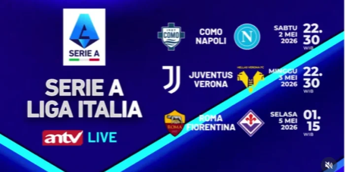 Serie A di ANTV Pekan Ini: Napoli, Juventus, dan AS Roma Tayang Langsung