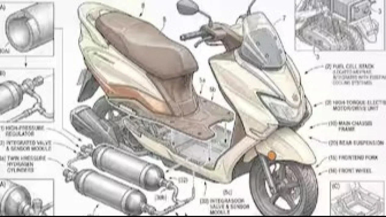 Suzuki Burgman Jadi Basis Skuter Hidrogen Paten Toyota