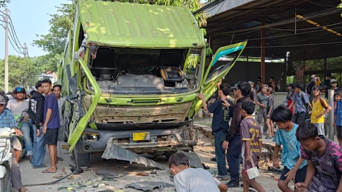 Tersangka Sopir Truk Tabrak Lari Pengendara Motor Hingga Meninggal di Grobogan Ditangkap