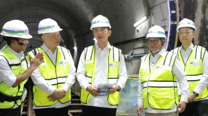 Wapres Gibran Pantau Pembangunan MRT Jakarta Fase 2A