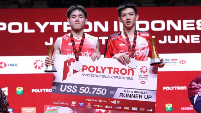 BNI Bangga Raymond/Joaquin Bersinar di Indonesia Open 2026, Regenerasi Bulutangkis Indonesia Lancar