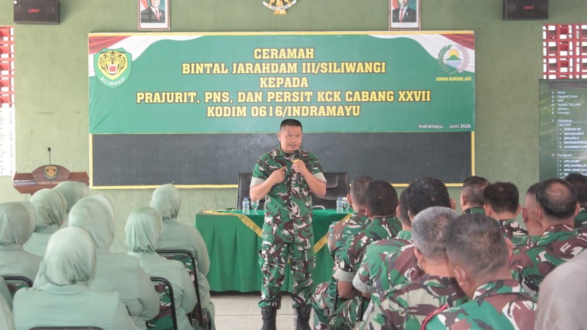 Ceramah Pembinaan Mental Bintaljarahdam III/Siliwangi Kodim Indramayu