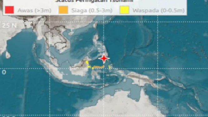 Gempa Filipina Berpotensi Memicu Tsunami di Sabah