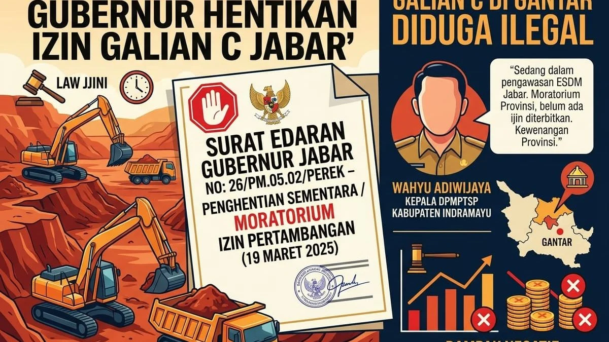 Izin Galian C Indramayu: Kepala DPMPTSP: Provinsi Moratorium