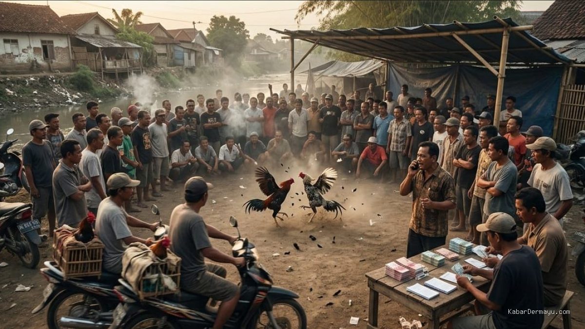 Judi Sabung Ayam Karangasem Indramayu Beroperasi, Pemda & APH Dinilai 'Tertidur