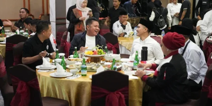 Kaesang Bertemu Gubernur Sumsel Herman Deru Saat Konsolidasi PSI