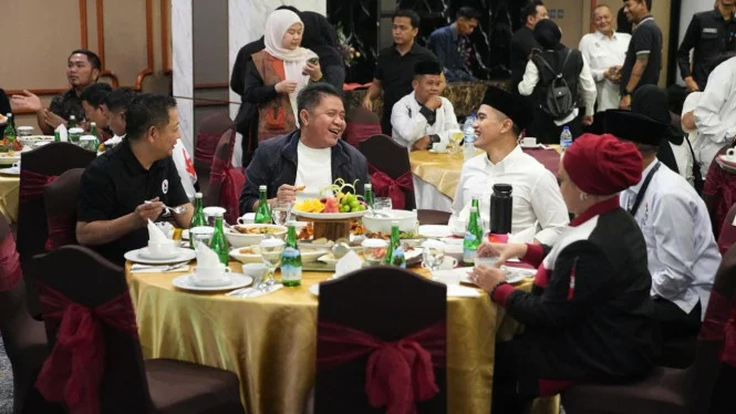 Kaesang Bertemu Gubernur Sumsel Herman Deru Saat Konsolidasi PSI