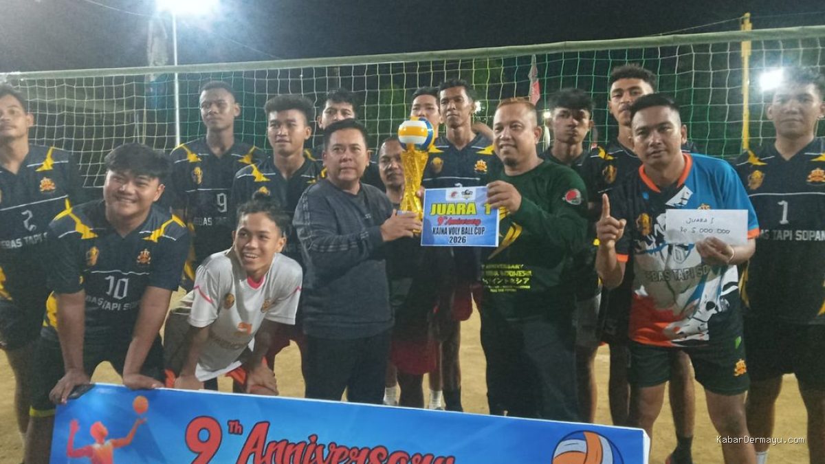 KAINA Cup 2026 Indramayu: 18 Tim Voli Berebut Piala!