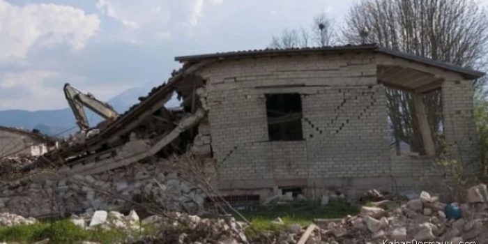 Kantor Bupati Sigi Rusak Akibat Gempa M 6,7 di Sulawesi Tengah
