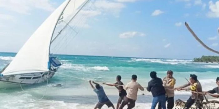 Kapal Pesiar Australia Karam di Rote Ndao NTT, Ditemukan Tanpa Awak dan dengan GPS