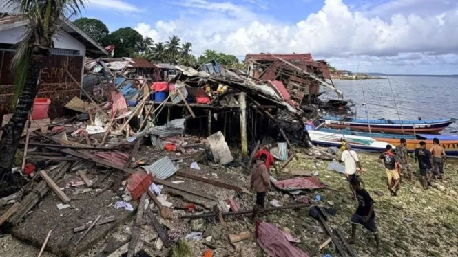 Ledakan Bom Diduga Sisa Perang Dunia II di Biak Tewaskan Lima Orang, Rumah Hancur dan Tiga Warga Hilang
