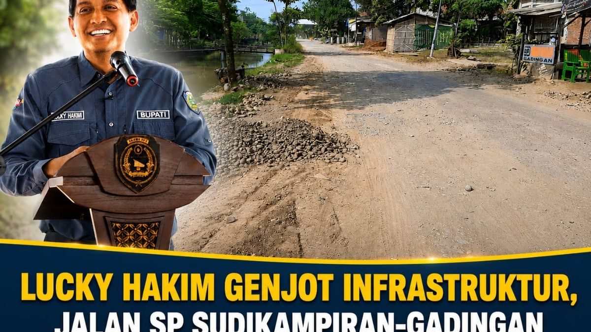 Lucky Hakim Percepat Infrastruktur: Jalan SP Sudikampiran-Gadingan Dibangun Rp3,3 M