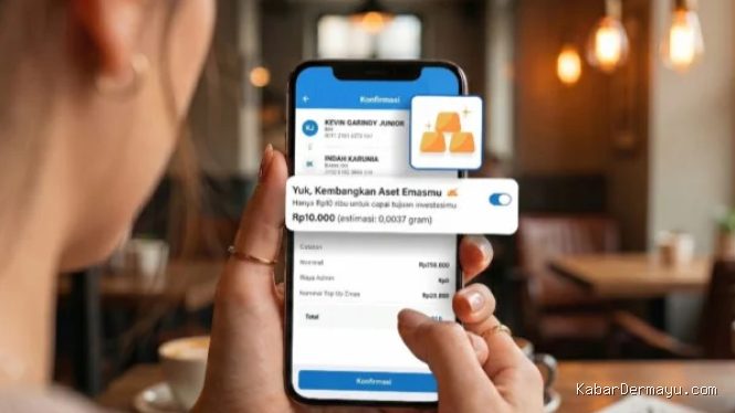 Nabung Emas Otomatis di BRImo: Transfer Investasi Mulai Rp10 Ribu