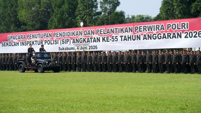 Pelantikan 1.848 Perwira Polri, 90 Persen Ditugaskan ke Polres dan Polda untuk Perkuat Pelayanan