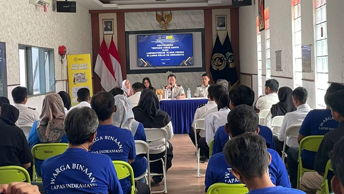 Penyuluhan & Cek Kesehatan Cegah Virus Hanta di Lapas Indramayu