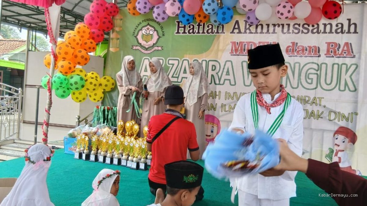 Perayaan Akhir Tahun MDTA RA Azzahra Wanguk Meriah Khidmat