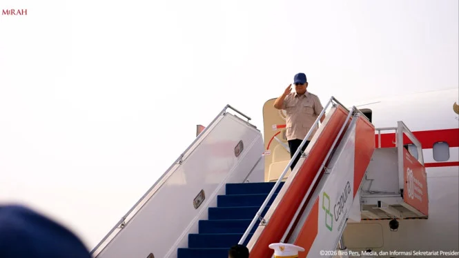 Prabowo Hadiri Peresmian RSUD dan Pembukaan Munas HIPMI XVIII di Lampung