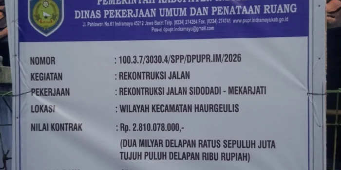 Proyek Jalan Rp2,81 Miliar Sidodadi Haurgeulis Disorot, Dugaan Penyimpangan Muncul