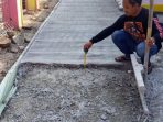 Proyek Rabat Beton Sukahaji Indramayu Disorot LSM Harimau: Diduga Curang