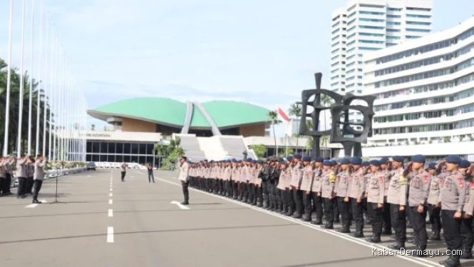 Ribuan Personel Gabungan Amankan Aksi Unjuk Rasa di Jakarta Hari Ini