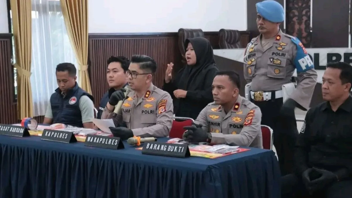 Satresnarkoba Indramayu: 25 Kasus Narkoba, 30 Tersangka Dibekuk