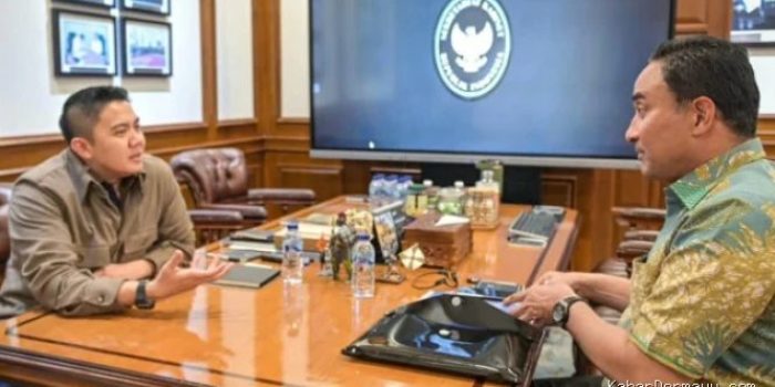 Teddy Seskab Bahas Narkoba dan Vape Bersama Kepala BNN