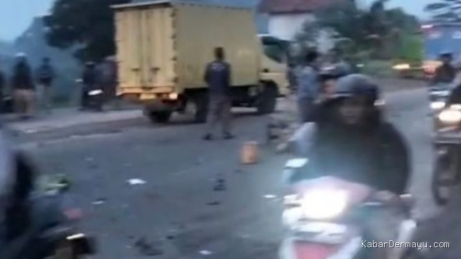 Tiga Tewas Akibat Truk Rem Blong Tabrak Motor di Cianjur