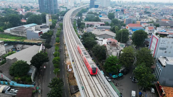 Waskita Karya Tembus 93,07 Persen, Kebut Pembangunan LRT Jakarta Fase 1B