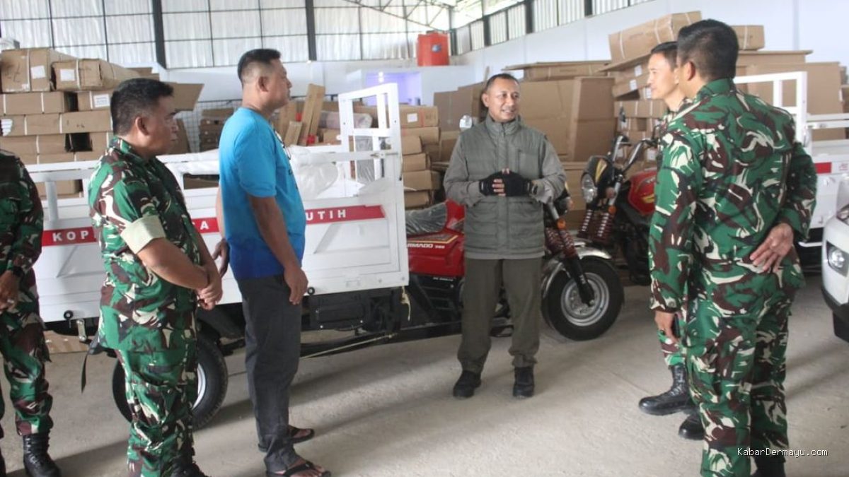 Danrem 063/SGJ Tinjau KDKMP Pilangsari Indramayu: Sinergi Ekonomi Desa