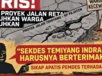 jalan-retak-di-temiyang-indramayu-dikeluhkan-sekdes-harusnya-berterima-kasih-84894 Jalan Retak di Temiyang Indramayu Dikeluhkan, Sekdes: Harusnya Berterima Kasih
