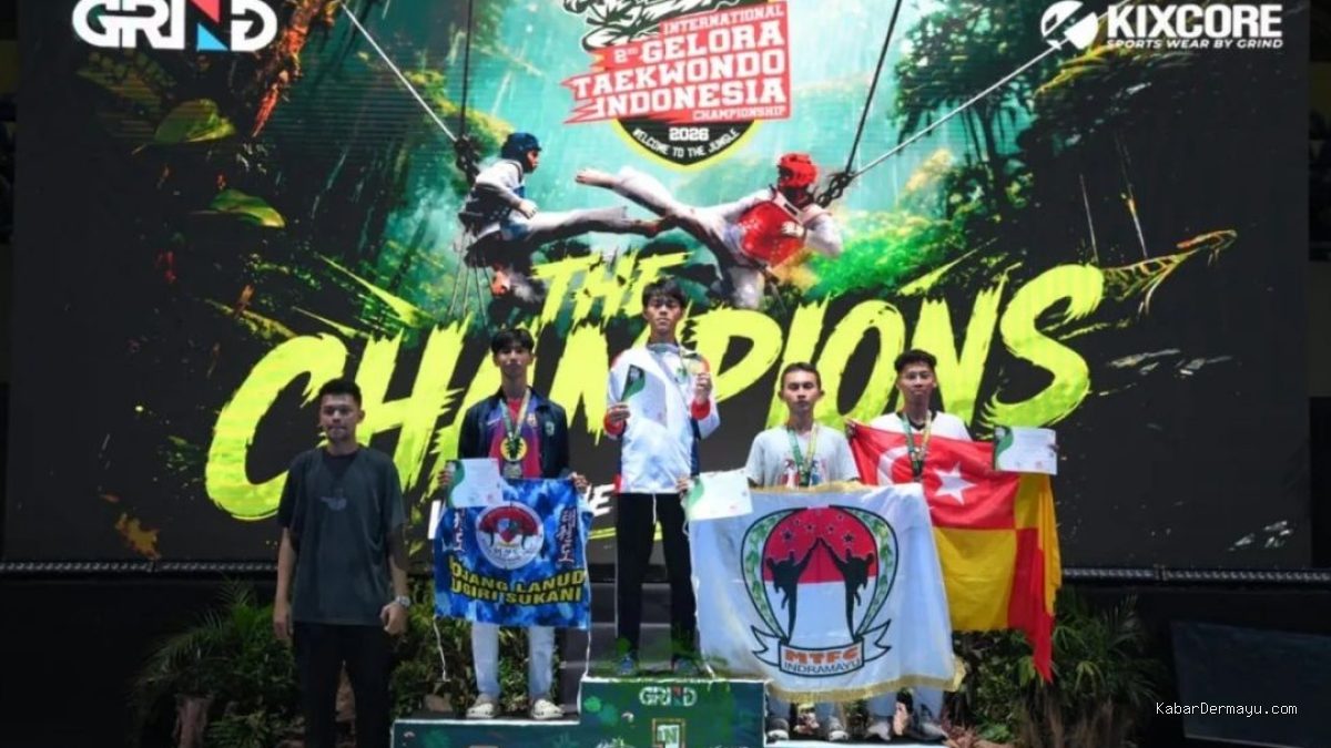 MTFC Indramayu Sabet 25 Medali Taekwondo Internasional Yogyakarta