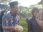 Panen Ubi Jalar Varietas Unggul di TEFA ATPH SMKN 1 Losarang