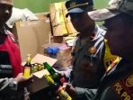 Patroli Gabungan di Kedokanbunder, Polisi Sita 15 Botol Miras