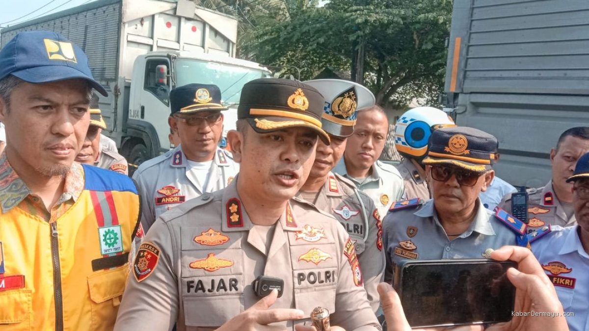 Polres Indramayu Tetapkan Sopir Truk Tersangka Lakalantas Pantura Lohbener