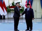 Prabowo Terima Kunjungan PM Singapura Lawrence Wong di Istana