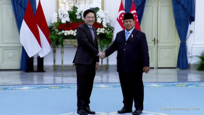 Prabowo Terima Kunjungan PM Singapura Lawrence Wong di Istana