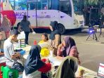 Semangat Warga Warnai Donor Darah Car Free Night Indramayu