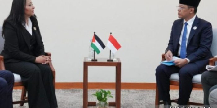 Temui Menteri Palestina, Sugiono Tegaskan Dukungan Penuh RI bagi Kemerdekaan Palestina