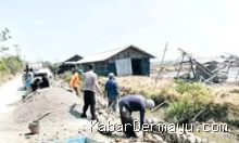 Gotong Royong Warga Luwung Gesik Indramayu Perbaiki Saluran Air 8 Agustus 2026