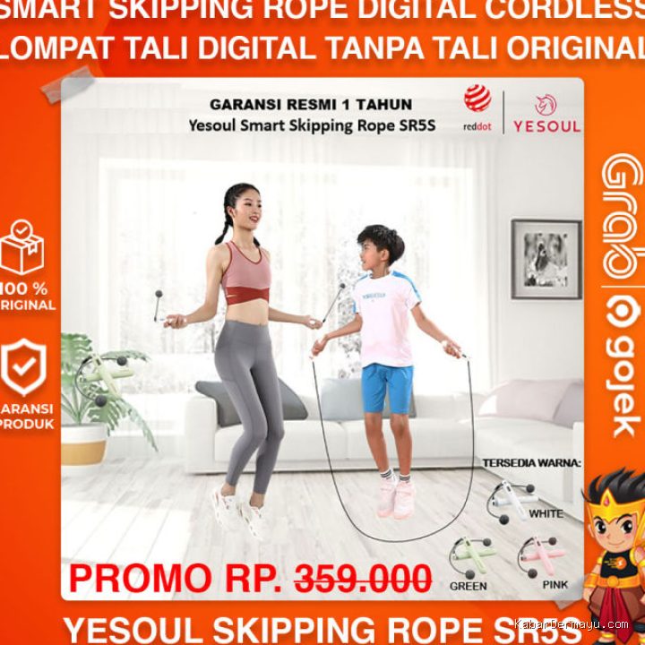 Photo by lazada.co.id - Panduan Latihan Lompat Tali di Kamar Menggunakan Cordless Jump Rope