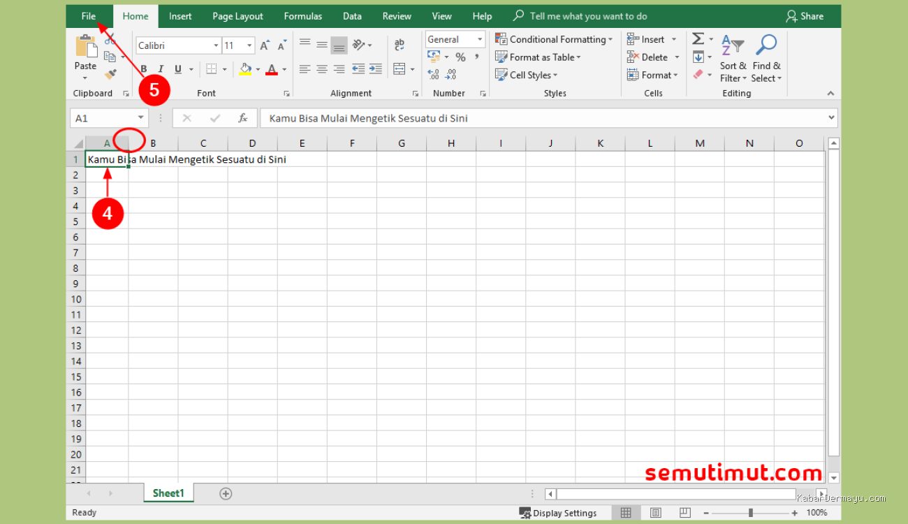 Photo by rumusmscel.blogspot.com - Panduan Memulihkan Dokumen Excel yang Belum Disimpan
