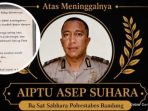Pesan Terakhir Aiptu Asep Suhara Sebelum Jadi Korban Tabrak Lari Bikin Haru