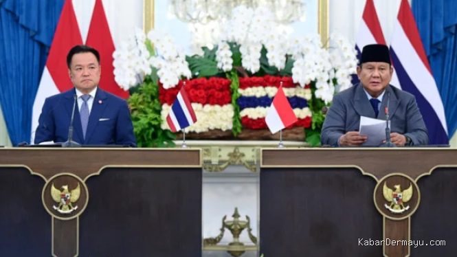 Prabowo dan PM Thailand Targetkan Perdagangan USD 20 Miliar 2030