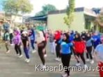 Senam Aerobik di Indramayu: Warga Kedungdawa Kompak Beraksi diiringi Penjaga Hati 9 Agustus 2026