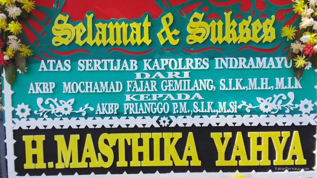 Sertijab Kapolres Indramayu: H. Masthika Yahya Beri Dukungan Penuh