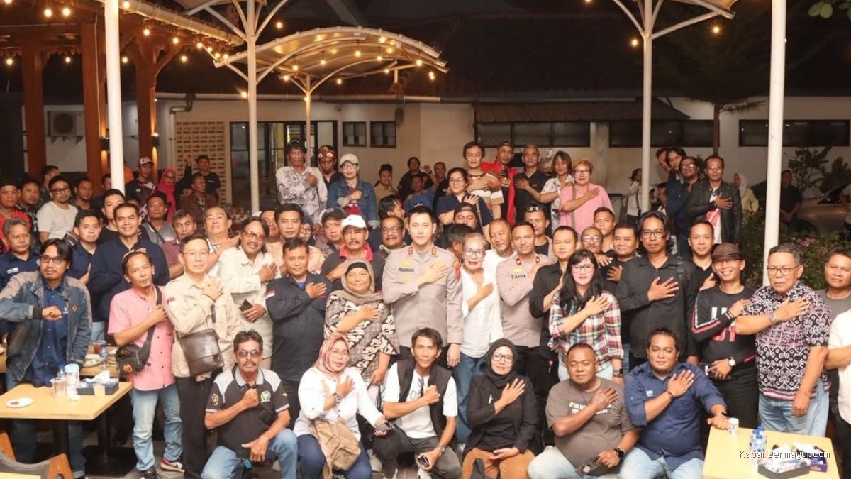Sinergi Kapolres Indramayu dan Insan Pers: Potret Keakraban Hangat