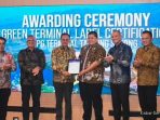 Terminal LPG Tanjung Sekong Pertamina Raih Sertifikasi Terminal Hijau Pertama di Dunia