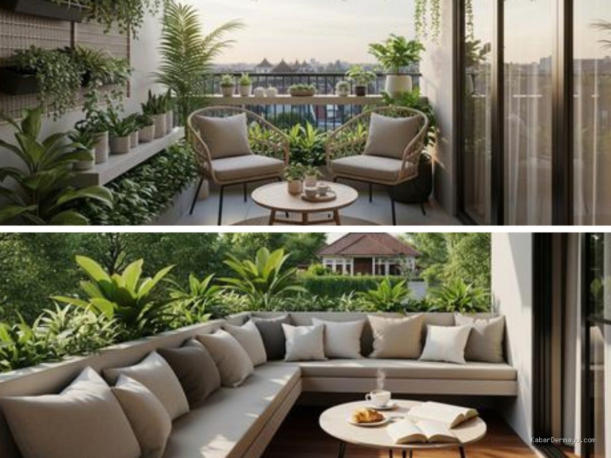 Photo by pagaralampos.disway.id - 10 Ide Desain Ruang Santai Balkon yang Nyaman dan Estetik