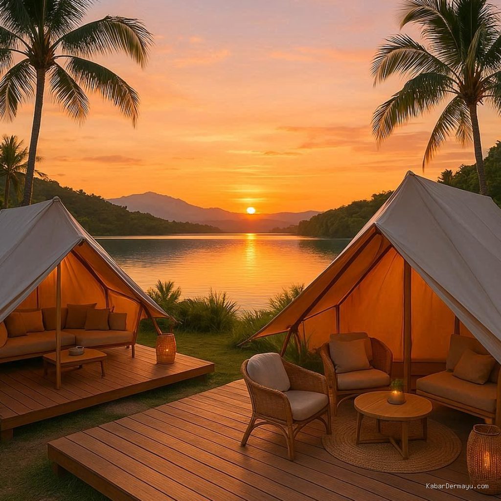 Photo by sewamobildilombok.co.id - 7 Rekomendasi Glamping Pinggir Danau yang Nyaman untuk Keluarga